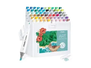 Ohuhu Art Μαρκαδόροι Ζωγραφικής Σετ 60 Χρώματα