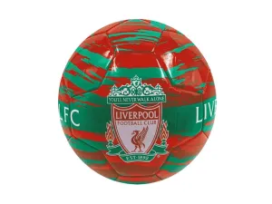Liverpool FC Football Crest Red/Turqoise - Size 5