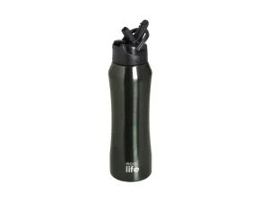 Μπουκάλι Θερμός Με Καλαμάκι 550ml Grey