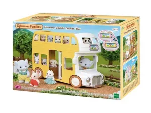 Sylvanian Families Διώροφο Λεωφορείο Βρεφονηπιακού Σταθμού