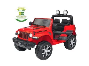 Jeep Wrangler Rubicon κόκκινο 12V